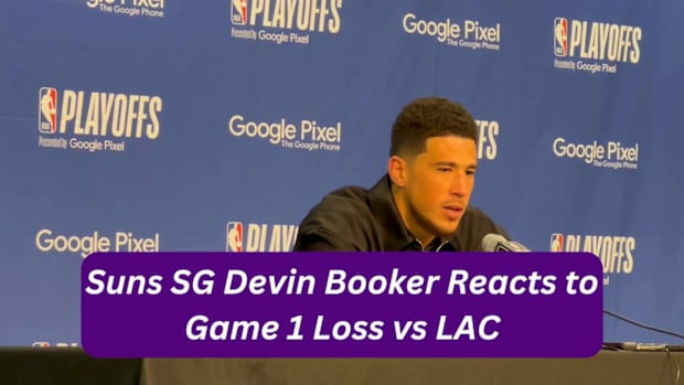 Phoenix Suns SG Devin Booker Reacts to Game 1 Loss vs Los Angeles Clippers